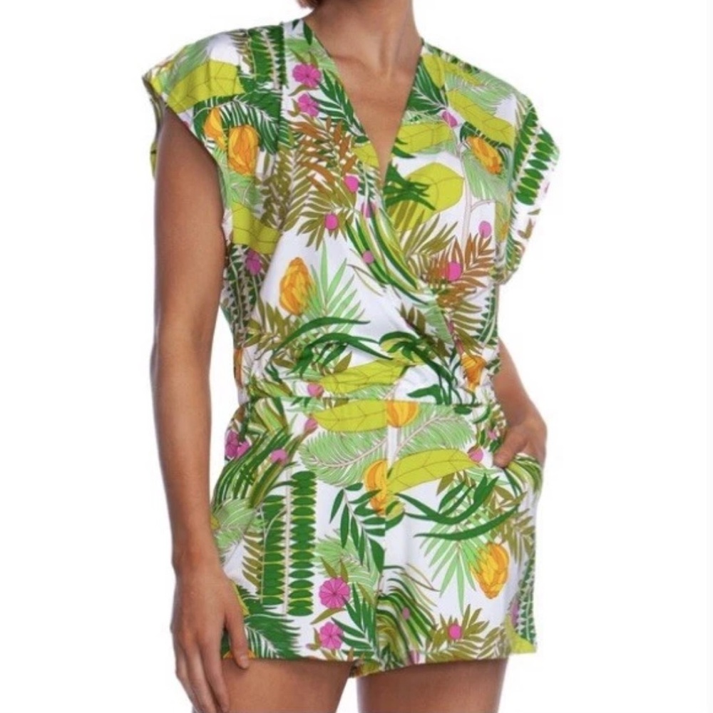 Trina Turk “It’s Bananas” Romper Swim Cover-Up